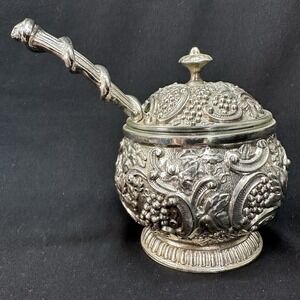 Raimond Silver Plated Mustard Pot /Jam Jar Made In Japan, Vintage